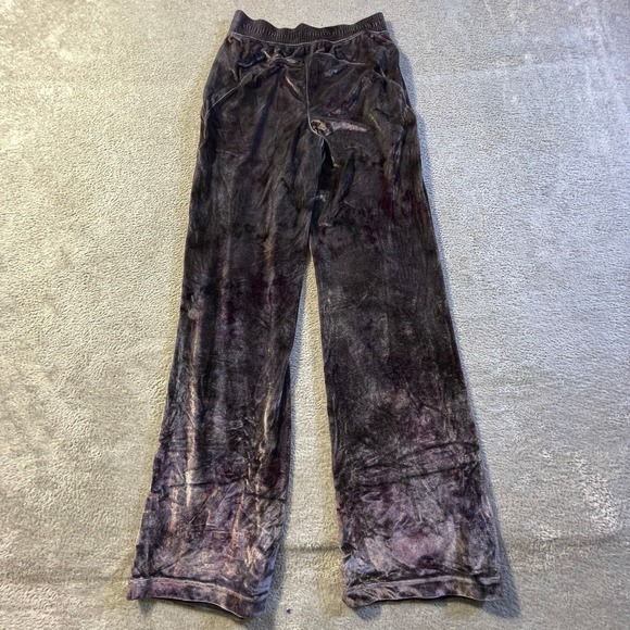 Lululemon Align Velour High Rise Flare Pants Size 4 Purple - Picture 10 of 15